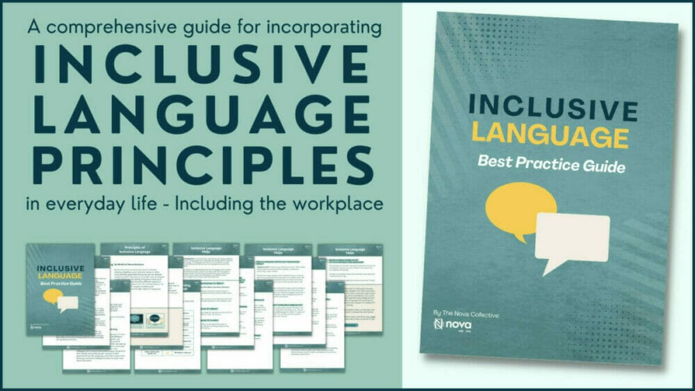 Inclusive Language Best Practice Guide by The Nova Collective