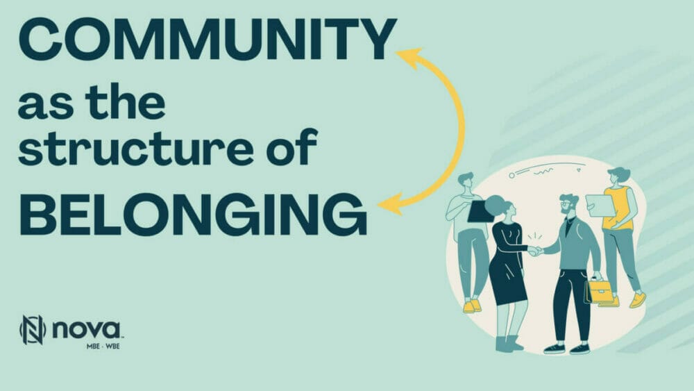 Community as the structure of Belonging The Nova Collective