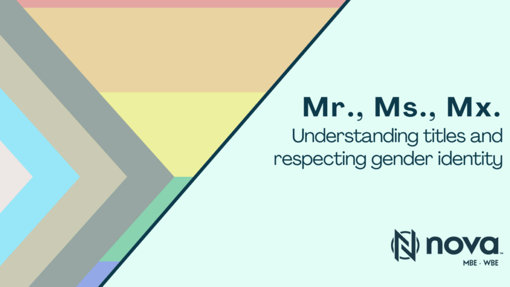Mr and MS - MX Understanding titles and respecting gender identity